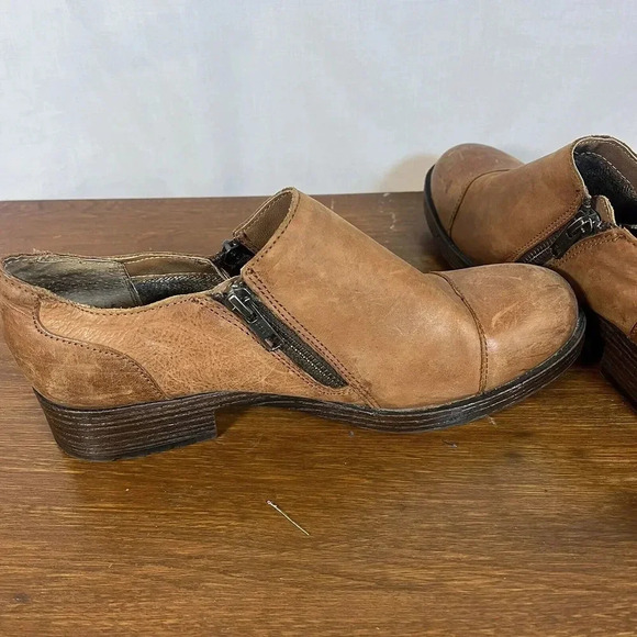B.O.C.‎ Brown Women's Shoes  Loafers SlipOn Zipper 7M - Picture 6 of 11